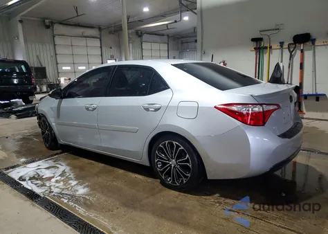 2016 Toyota Corolla L из США, поврежденный, VIN 2T1BURHE0GC560988